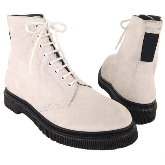 Etudes X Adieu Edition Suede Type 129 Boots Size 46 US 13 Mens Off-White $525 - Picture 2 of 13